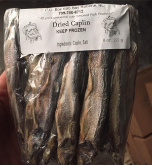 dried capelin